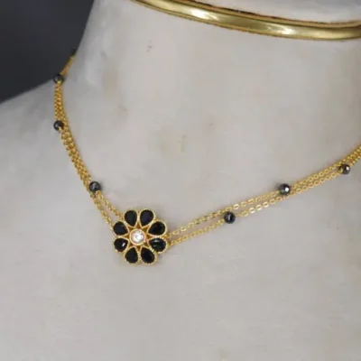 Hk0231 Black Elegent Choker - Image 3