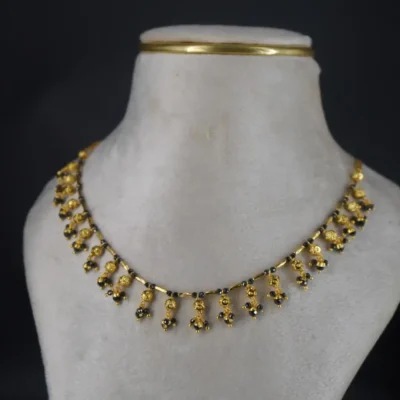 Black Diamond Elegent Necklace Mangalsutra HK0378