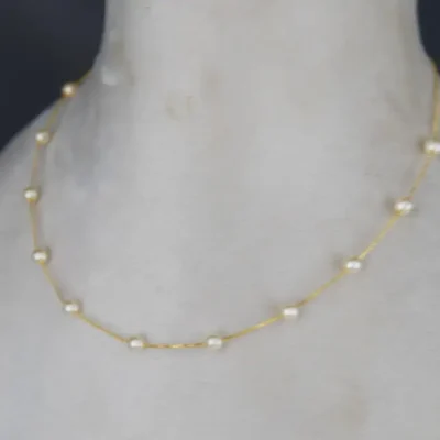 Elegent Pearl Chain Hk0382 - Image 3