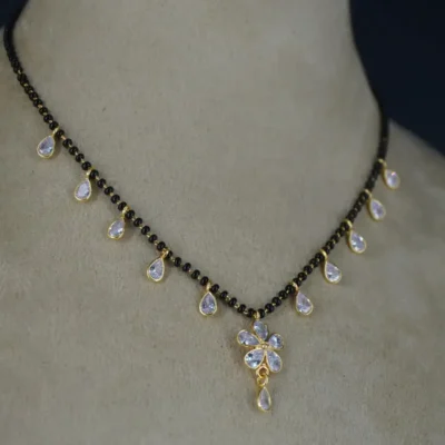 Clear Drops Mangalsutra Chain HK0389