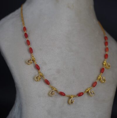 Cute and Elegent Coral chain HK0437 - Image 2