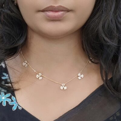 Lotus Leaf Design Chain Hk0440 - Image 1