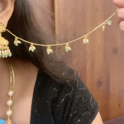 pearl bunches earchains