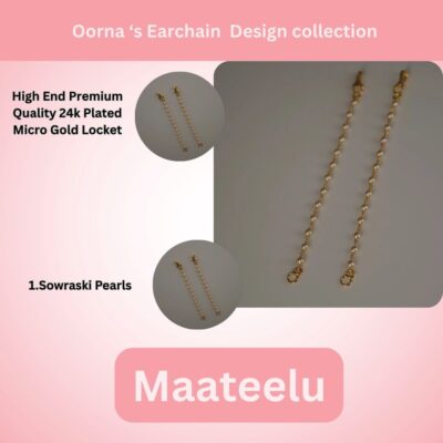 Pearl Small Earchains (Mateelu) Ch017 - Image 4