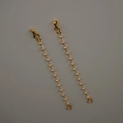 Pearl Small Earchains (Mateelu) Ch017 - Image 2
