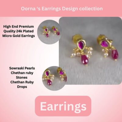 Jadav Kundan Earrings ER008 - Image 3