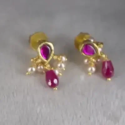 Jadav kundan earrings