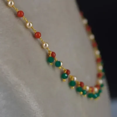 Multi Color Beads Chain Elegent Design Hk0417 - Image 3