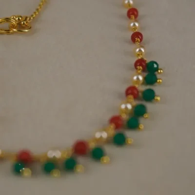 Multi Color Beads Chain Elegent Design Hk0417 - Image 2