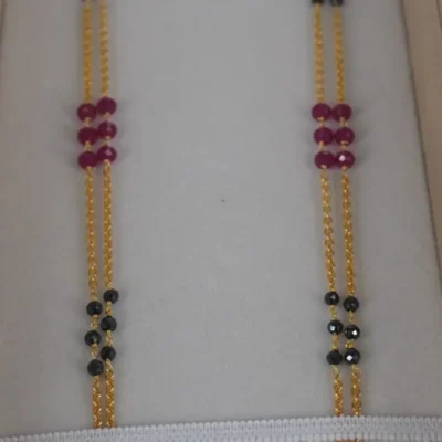 Pearl & Ruby Mangalsutra Long Size HK0421 - Image 3