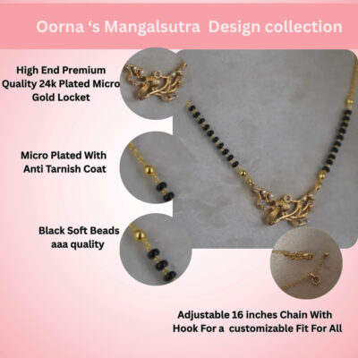 Parrot Locket Mangalsutra Chain Hk0432 - Image 4