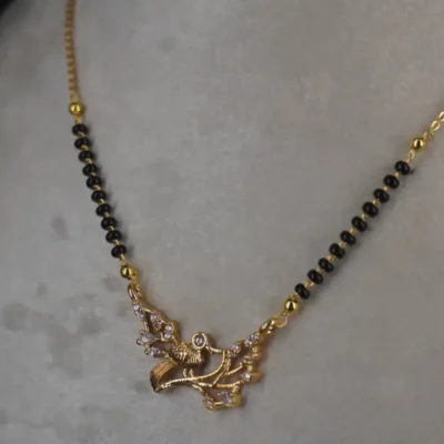 Parrot Locket Mangalsutra Chain Hk0432 - Image 3
