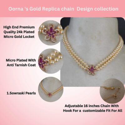 Pearl Choker or Neckalce HK0435 - Image 4