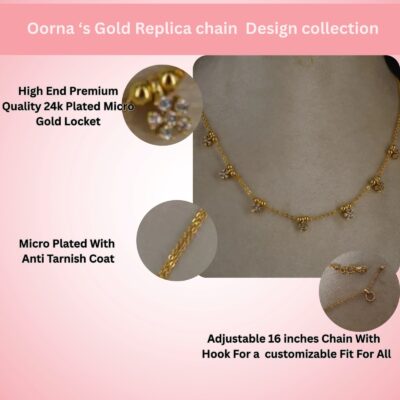 7 Star CZ Pendent Necklace HK0408 - Image 4