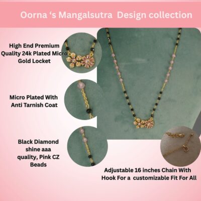 Magalsutra Design with Two Star Pendent HK0403 - Image 5