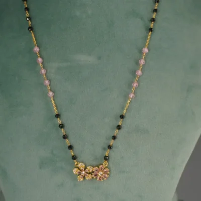 Magalsutra Design with Two Star Pendent HK0403 - Image 3