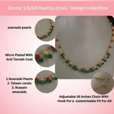 Multi Color Beads Chain Elegent Design Hk0417 - Image 5